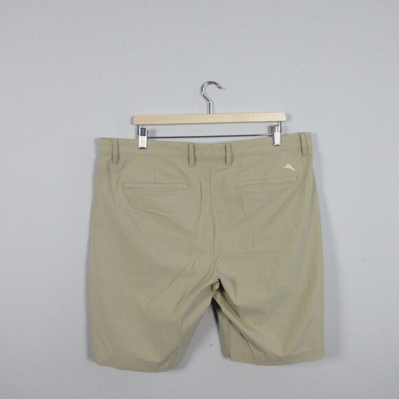 Tommy Bahama Chip Shot Shorts 10" Men's Golf Chino Performance 38 Khaki Tan 308 - Picture 2 of 10